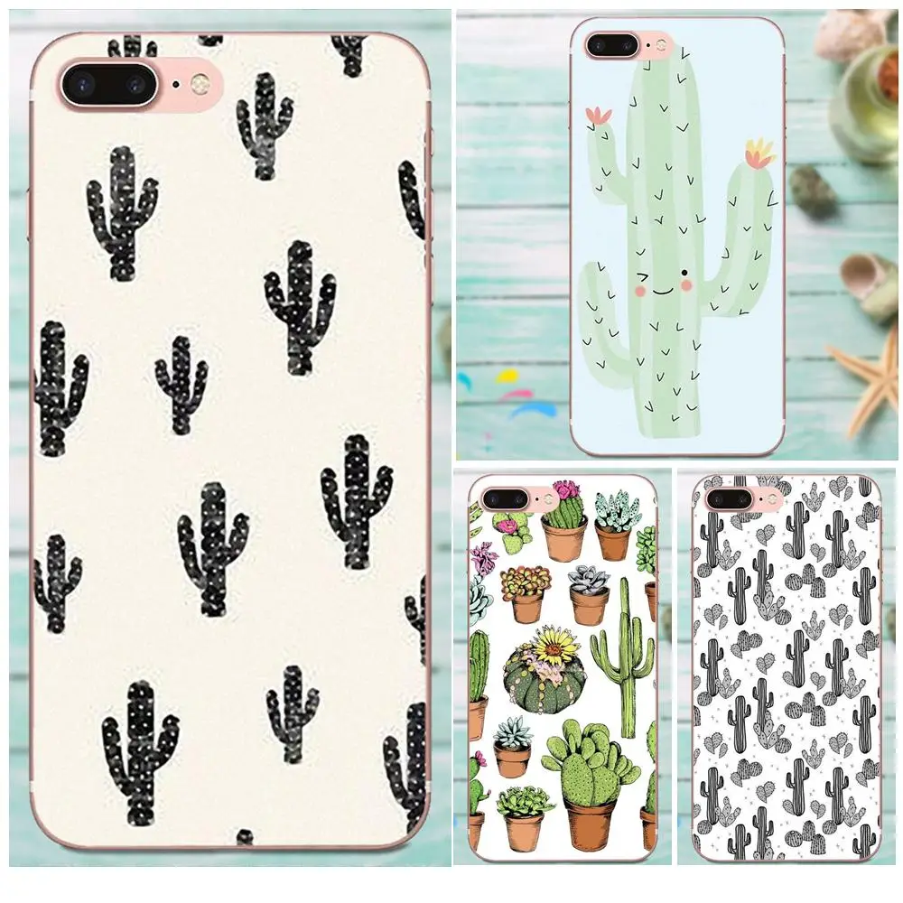 

Cactus By For Samsung Galaxy Note 5 8 9 S3 S4 S5 S6 S7 S8 S9 S10 mini Edge Plus Lite TPU Phone Cases Covers