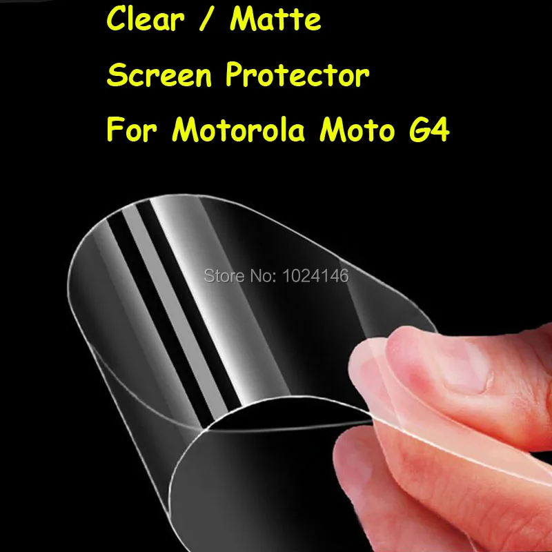 Новый HD прозрачный/антибликовый матовый протектор экрана для Motorola Moto G4 G 4