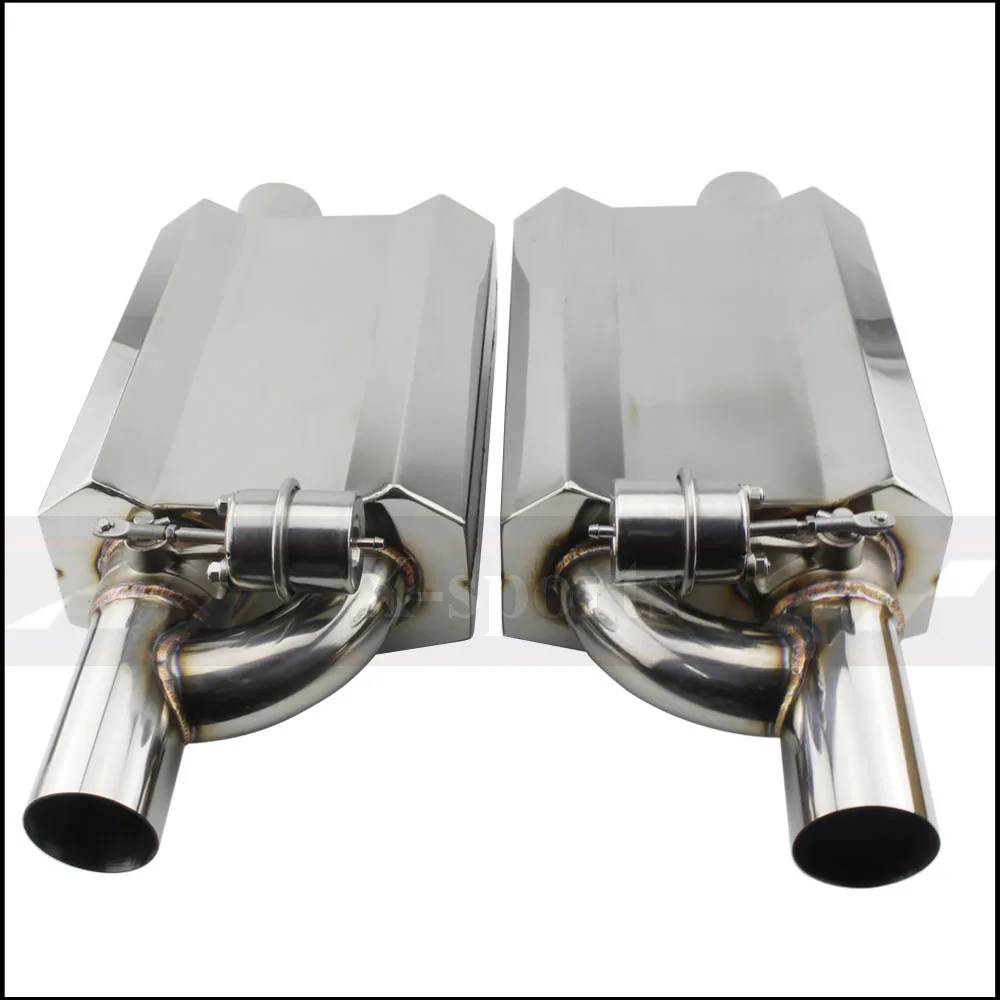 

Car Valve Exhaust Pipe Vacuum Pump Variable Mufflers Stainless Steel Universal 51mm 63mm 76mm rhombus Remote Control Muffler