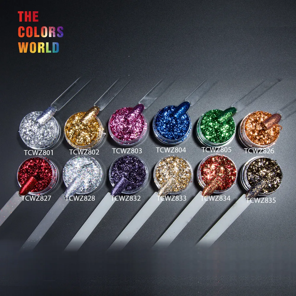 

TCT-039 Colorful Flakes Metallic luster Magic Mirror Nail Foil Nail Gel Polish Nail Art Decorations Body Art Decorations