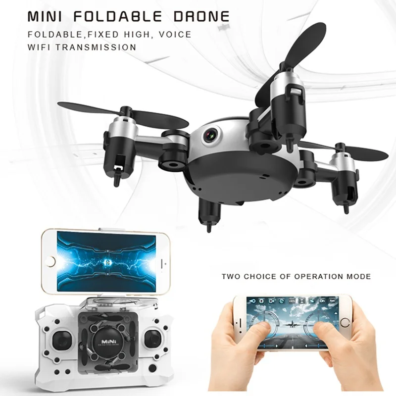 

Fpv Drone With Camera Foldable Pocket Quadcopter Phone Control Mini Drones Wifi Transmission Rc Helicopter Dron VS CX-10WD CX10W