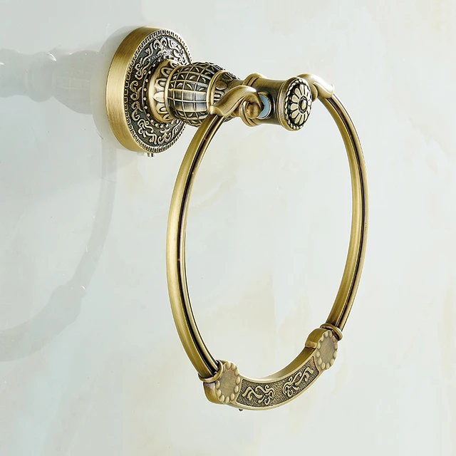 Vidric Antique Finished Bathroom Brass Towel Ring Holder, Bathroom  Accessories Towel Ring Hanger, Towel Holder,Towel Bar SL-7804 - AliExpress