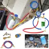 Kit de herramientas de agregado de fluoruro de aire acondicionado para el hogar, medidor de Gas fresco común para aire acondicionado de coche, R22, R134A, R410, R600 ► Foto 2/6