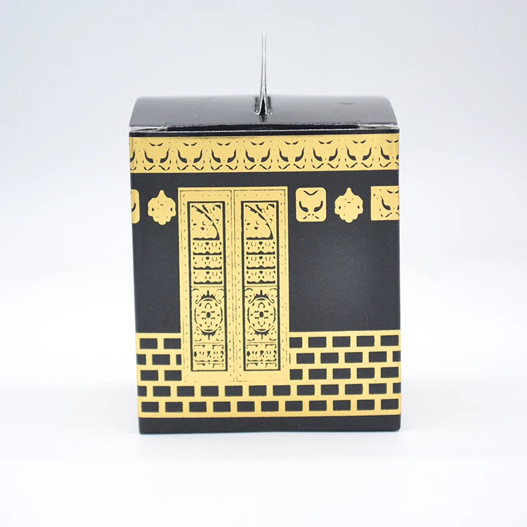 

Muslim Mecca pilgrimage kaaba die cut gold foil hajj gift box