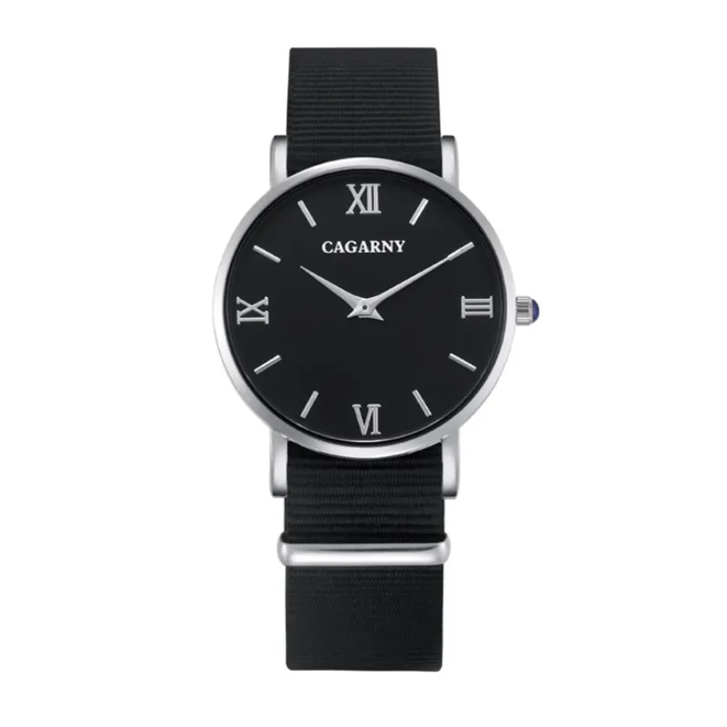 Cagarny женские часы девушки дамы браслет смотреть горячей продажи скидка весы браслеты водонепроницаемый ремешок для часов женские часы топ - Цвет: Черный