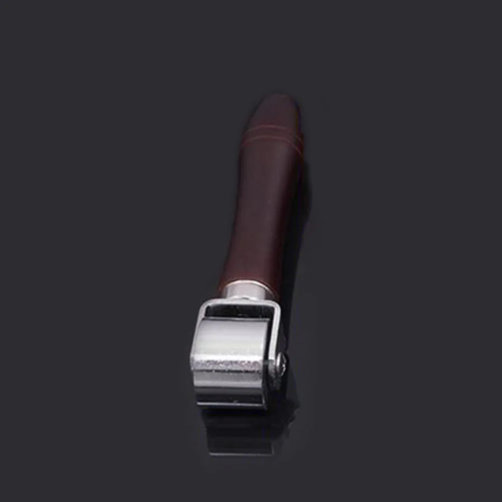 

Leather Craft Ergonomics Handle DIY Roller Boards Tool Fold Easy Use High Carbon Steel Durable Non Slip Glue Rolling Handmade