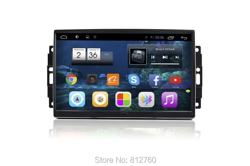 Top 9" Quad Core Android 6.0 Car Stereo Audio Head Unit Headunit Autoradio for Chrysler 300C Jeep Dodge Aspen Commander 2004-2008 0