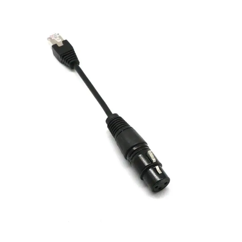 HIPERDEAL Новый 15 см XLR 3 контактный разъем RJ45 сетевой адаптер конвертер кабель 18Apr30