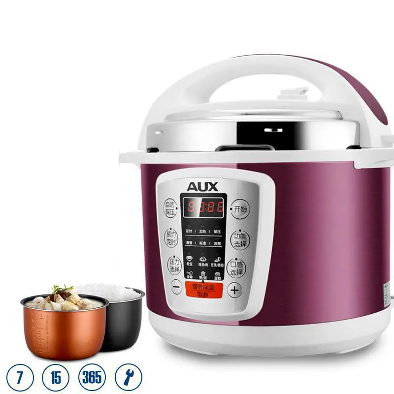 

Free shipping 6L electric pressure cooker double bravery intelligent large capacity Rice cooker