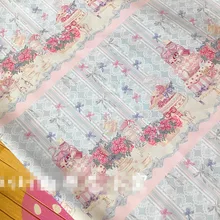 100*140 см Алиса Чай Вечерние дворцовые полиэфирные ткани для шитья ткань Сделай Сам ручной работы материал пэчворк косплей платье Лолита занавеска