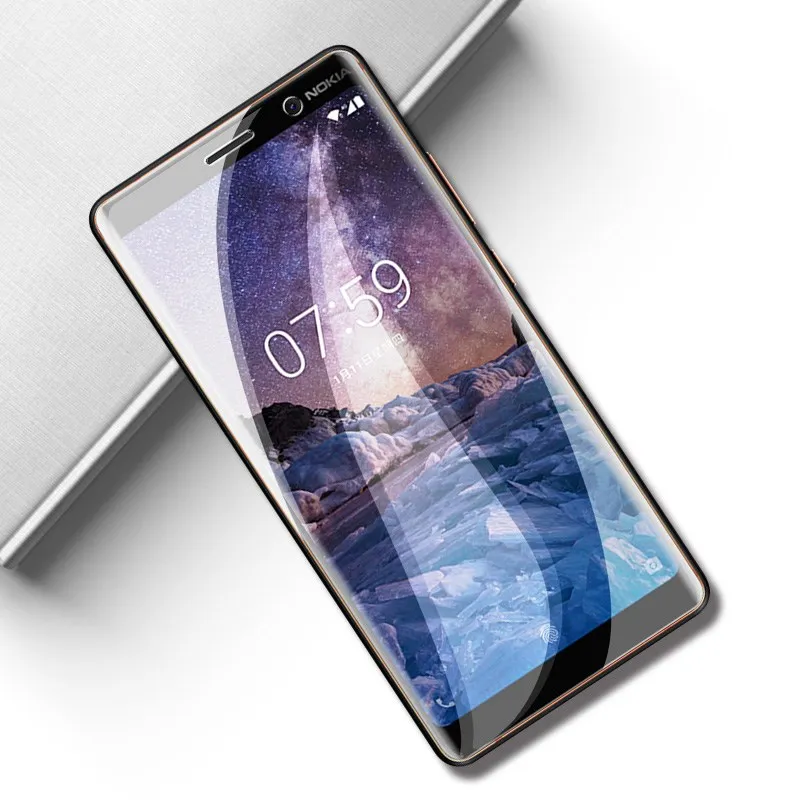 Закаленное стекло Tsimak для Nokia 2 3 5 6 8 7 Plus 1 X3 X5 X6 X7 2018 защита экрана полноэкранная