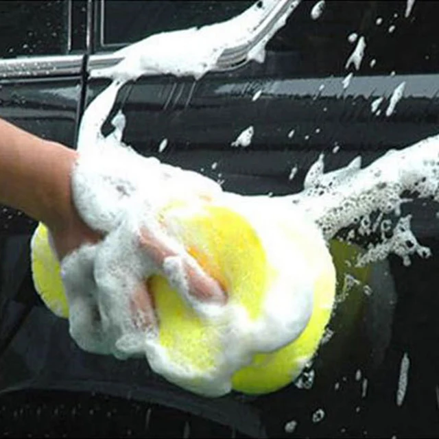 2PC/Lot 8 Shaped Car Wash Sponge Vacuum Compressed Sponge Magic Cleaning Articles Strong Water