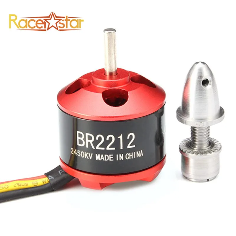 Новый бесщеточный двигатель Racerstar BR2212 2450KV 2 3S для радиоуправляемых моделей