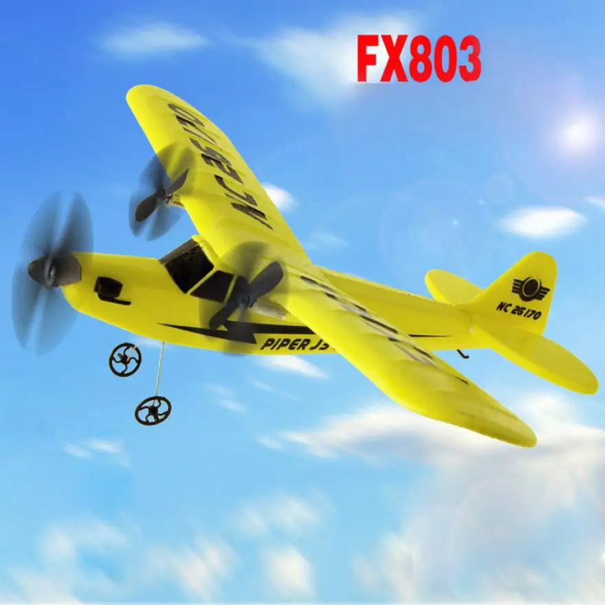 Remote Control RC Plane Glider Airplane EPP foam 2CH 2 4G Toys gift t15