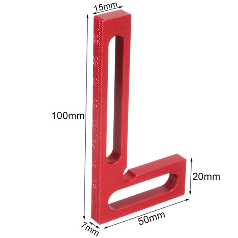 90 градусов L-Форма под прямым углом высота линейка; Деревообработка зажима площадь деревообрабатывающий инструмент