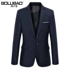 2016 neue Ankunft Marke Kleidung Herbst Anzug Blazer Männer Mode Schlanke Männliche Anzüge Casual Einfarbig Männliche Blazer Größe M-3XL
