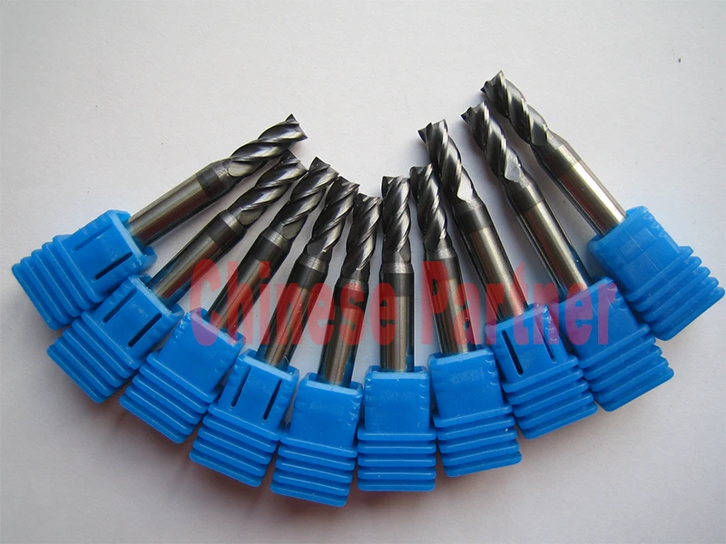 

Free shipping- 3pcs 4.0mm hrc45 D4*11*D6*50 Four Flutes Spiral Bit Milling Tools Carbide CNC Endmill Router bits
