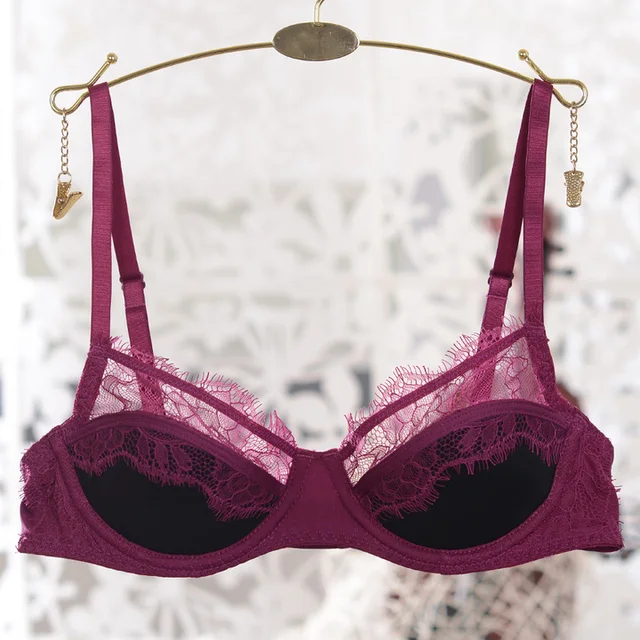 Buy Women's Sexy Lace Demi Bra Girls Hot 1/2 Half Cup