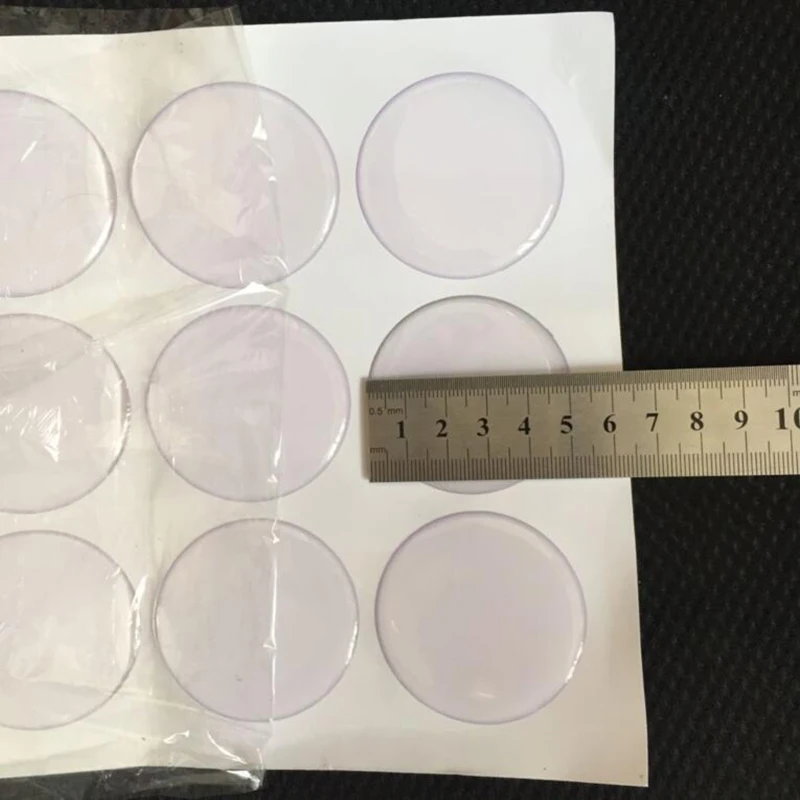 

500Pcs 2 inch 50MM 3D Dome Circle Round Clear Epoxy Sticker For DIY Self Adhesive Crafts Jewelry Home Decoration Free DHL