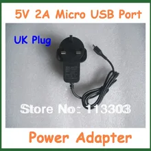 100 шт 5В 2A Micro USB Зарядное устройство для планшет, ПК, Lenovo A5000 B6000 B8000 A1-07 Miix2 U55GT(Talk 79) vido M1 PiPo U8 Nexus 7