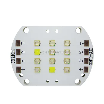 

30W Epileds 4 Channel 12Leds Led Emitter Lamp Light 490NM 460NM 450NM 400NM 420NM 10000K Aquarium Sea Fish Tank Led Lamp Light