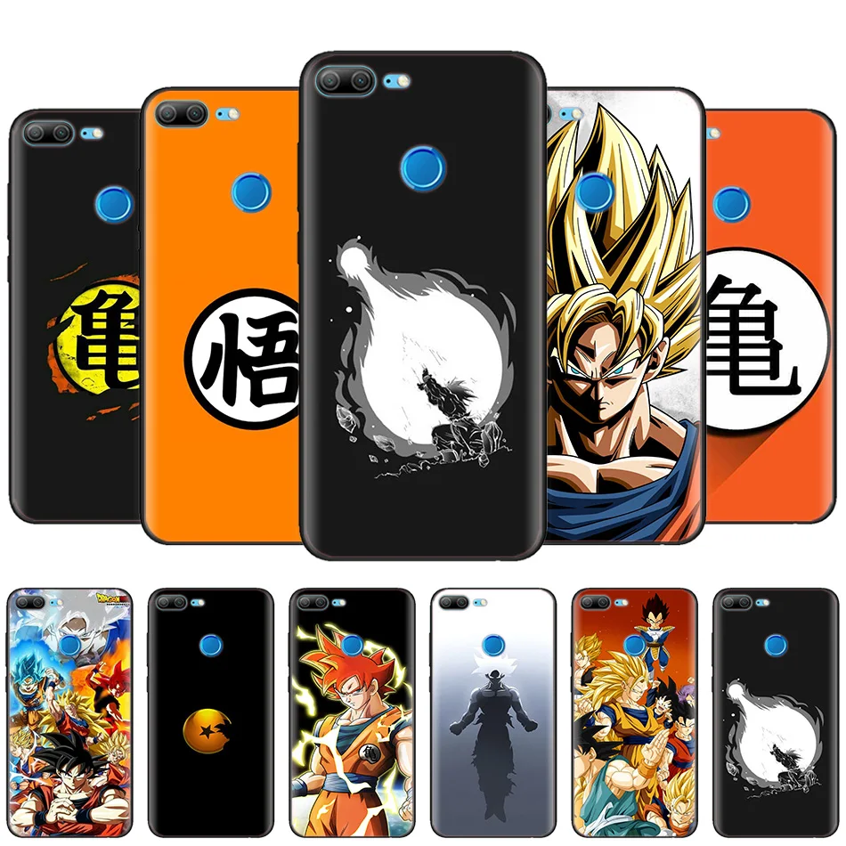 

Black Silicone Case Bag Cover for Huawei Honor 10i Y7 Y6 Y5 Y9 8X 8C 8S 9 10 Lite Pro 2018 2019 Enjoy 9E 9S DBZ Dragon Ball Cell