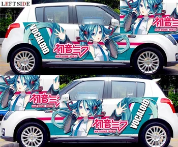 

LEFT SIDE Car Stickers HD Inkjet 2PCS Customizable Anime Whole Car Stickers Waterproof Mural Vinyl Styling Cartoon Car Sticker