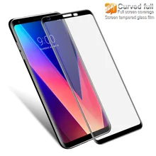 3D изогнутое закаленное стекло для LG V30 полное покрытие 9H Защитная пленка для экрана для LG V30 Plus H930 H930DS H933 H931 H932