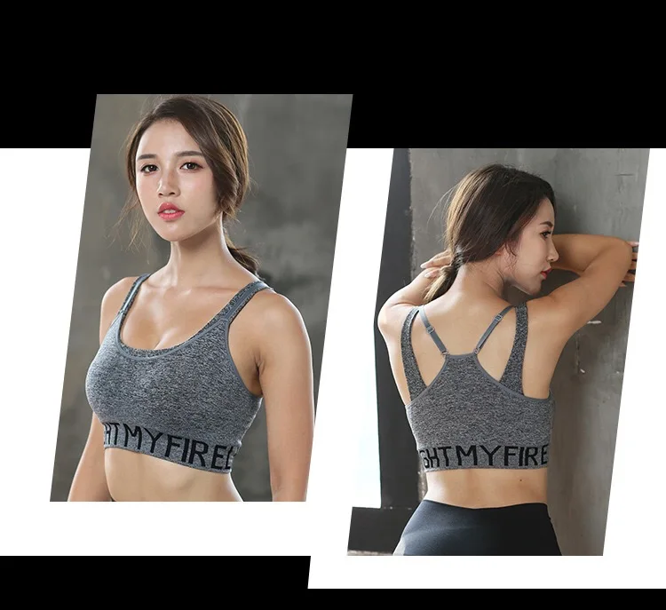 Mixiduo Women Workout Yoga Sports Bra Gym Crop Top Academia Sport Bh Active Wear Fitness Women For Brassiere Female Sportswear (11)