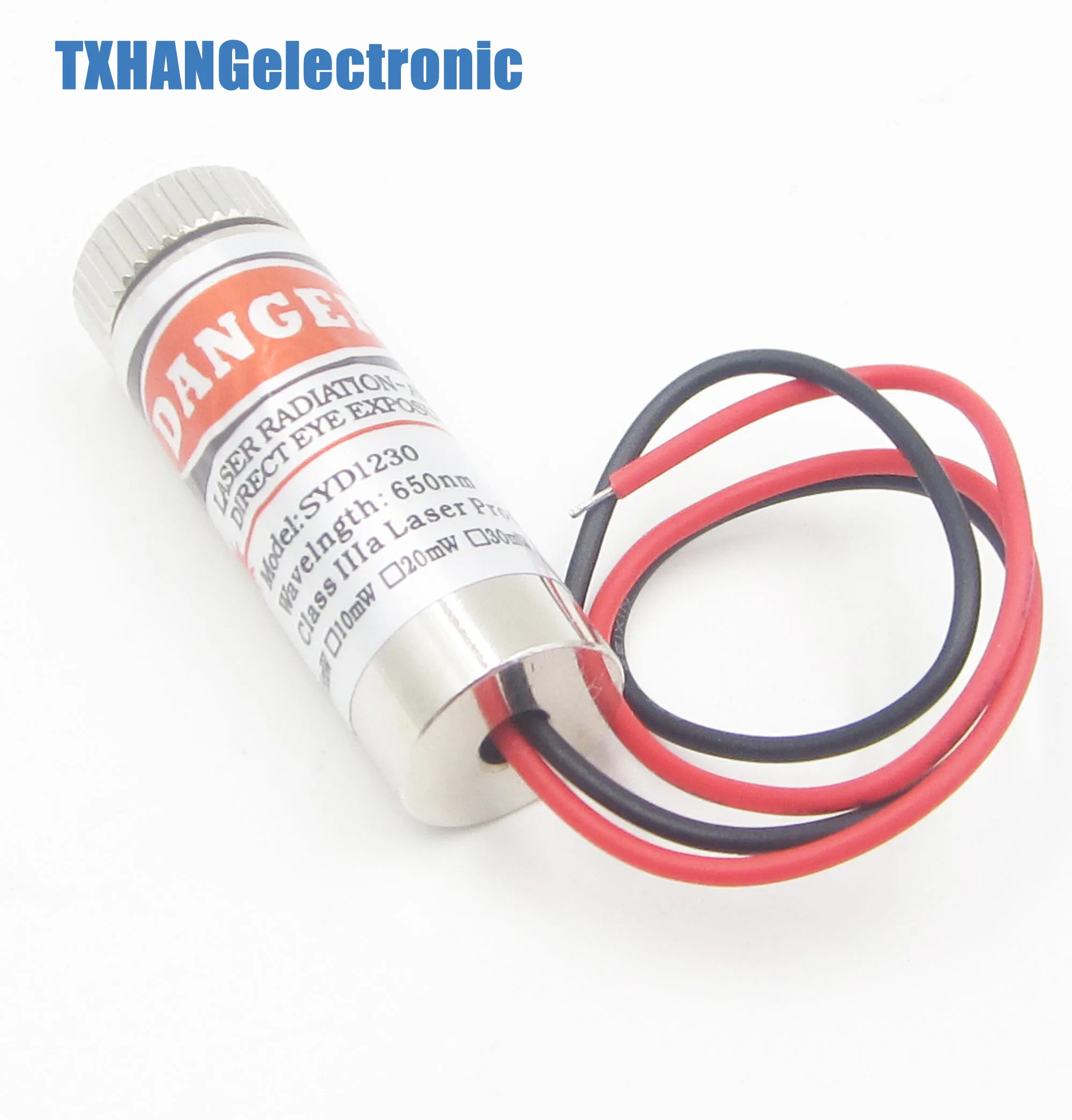 

3-5V 5mW Adjustable Red Laser Module Focus Stripe Lens Laser Head