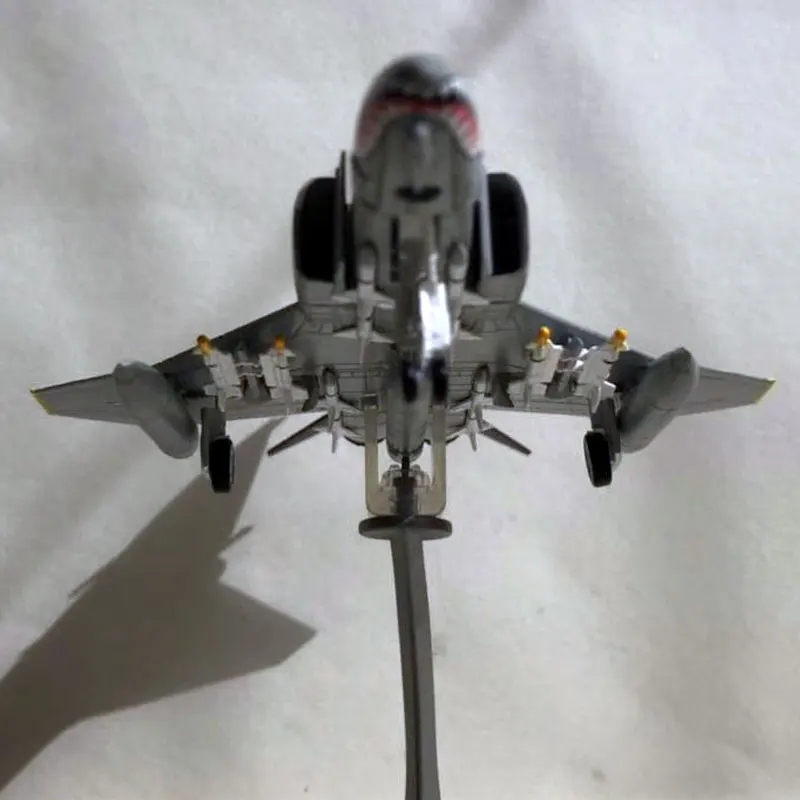 WLTK 1/100 масштаб военная модель игрушки F-4 Phantom II VF-84 Jolly Rogers Fighter литой металлический самолет модель игрушки для сбора/подарка