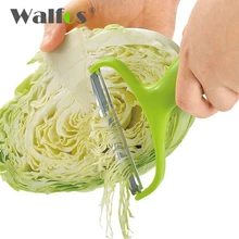 WALFOS-pelador de verduras de acero inoxidable, ralladores de boca ancha, cortador de patatas y ensalada, cuchillo de fruta, utensilios de cocina