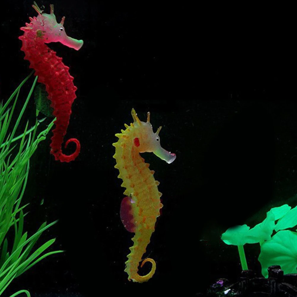 

Luminous Sea Horse Hippocampus Aquarium Fish Tank Decoration Lovely