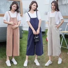 Stomach Lift Maternity Bib Pants Pregnant Trousers Loose Solid Color Pregnancy Pants Pregnant-Overalls Jumpsuit Women Clothes Stomach Lift Maternity Bib Pants Pregnant Trousers Loose Solid Color Pregnancy Pants Pregnant-Overalls Jumpsuit Women Clothes