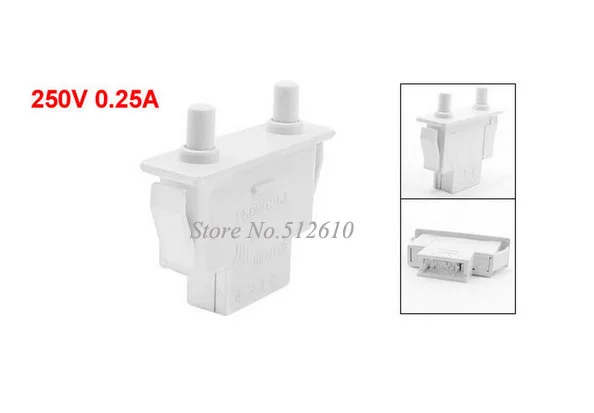 

250V 0.25A 3 Pins NO SPDT Momentary Switch for Hua Ling Refrigerator 2PCS