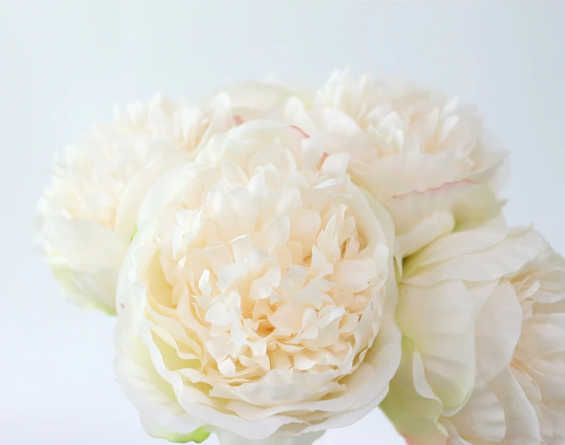 Silk flower wedding bouquet peony dahlias Artificial flowers fall vivid fake wedding flower bridal bouquets decoration (24)