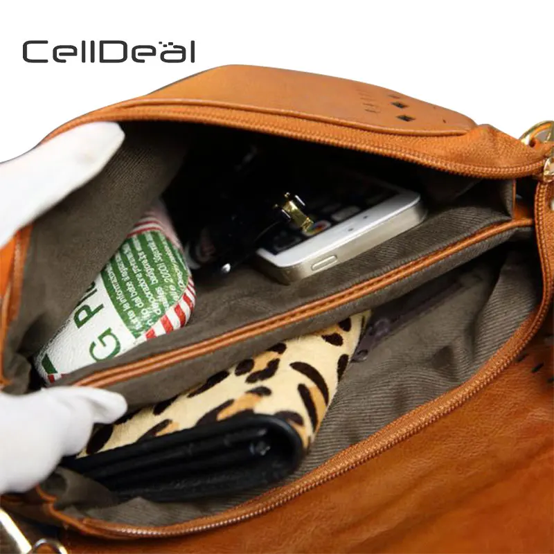 CellDeal Высокое качество Женская Повседневная кожаная сумка портфель легкая через