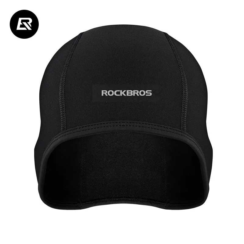 ROCKBROS теплая спортивная шапка велосипедная флисовая мужская зимние лыжные Лыжные