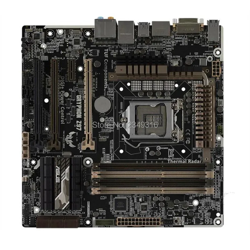 

No protective cover For ASUS GRYPHON Z97 original motherboard Socket LGA 1150 DDR3 Z97 SATA3 USB3.0 Motherboard