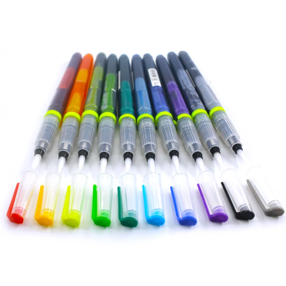 лайнер фломастер для рисования. фломастеры кисточки. маркеры для скетчинга brush. фломастеры dual tip brush pens 100 colors. фломастеры бруно висконти 12 цветов трехгранные.