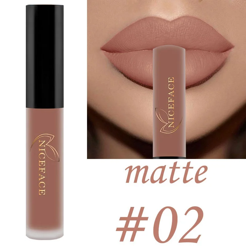 Sexy long lasting waterproof super matte lipstick moisturizing cream velvet lipstick makeup beauty A00180XX Sexy long lasting waterproof super matte lipstick moisturizing cream velvet lipstick makeup beauty A00180XX