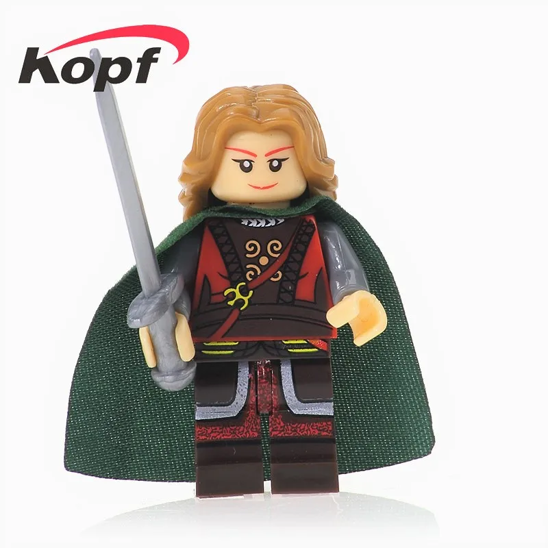 

Single Sale Lord of Rings Eomer Theoden Archer Eowyn Action Building Blocks Bricks Figures For Children Gift Toys XH 475