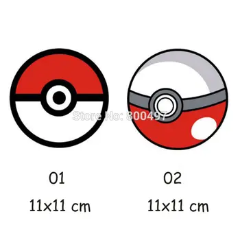 

10 x Car Styling Lovely Cartoon Animal Pet Pikachu Pokemon Ball Sticker Decals for Toyota Peugeot Chevrolet VW Ford Lada Honda