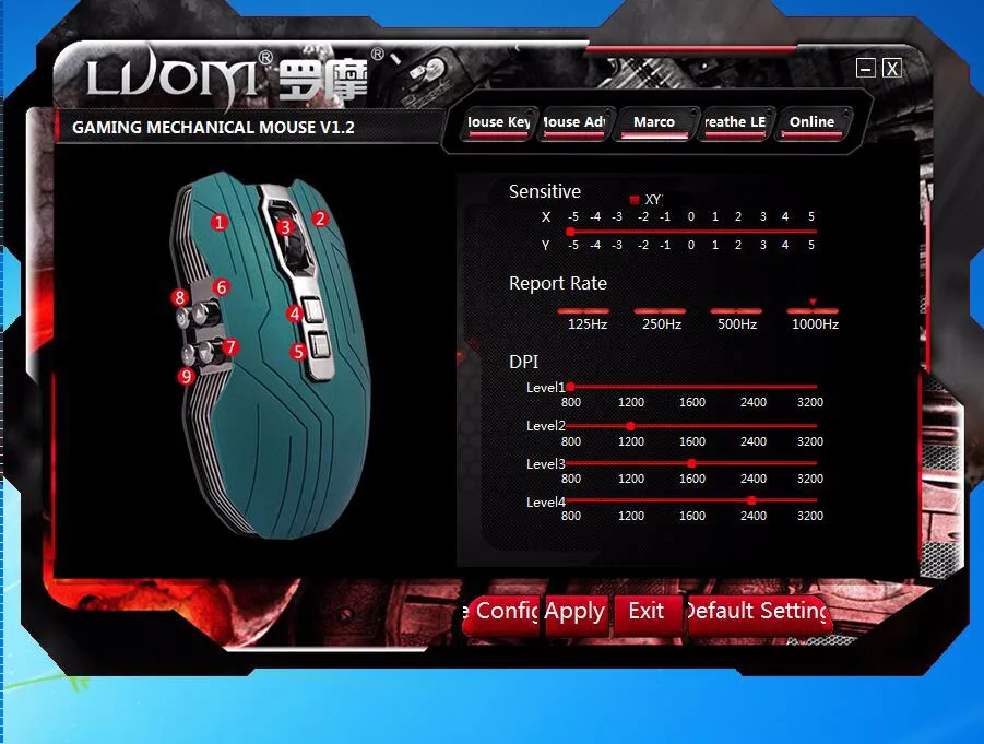 sensor set