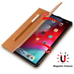 Для iPad Pro 11 чехол из Микрофибры Tablet чехол с карандашом слот 2018 принципиально Тонкий Smart Cover для iPad 11 дюймов чехол Магнитный ультра