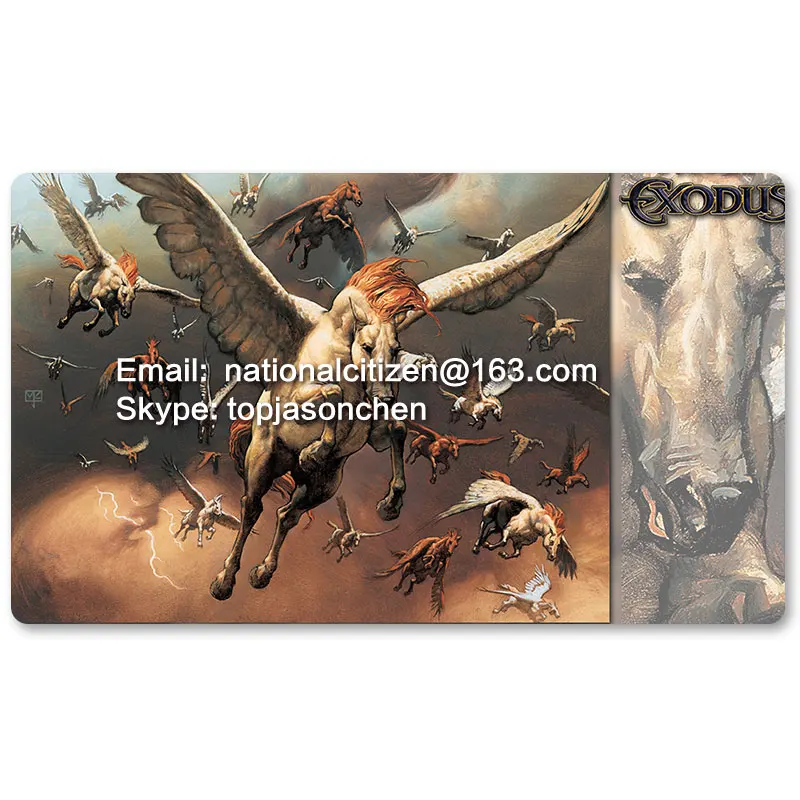 

Many Playmat Choices -Pegasus Stampede- MTG Board Game Mat Table Mat for Magical Mouse Mat the Gathering