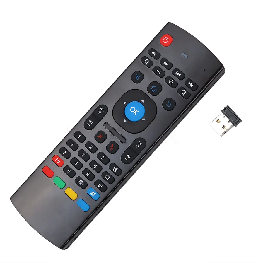 Kebidu обновленная беспроводная клавиатура 2 4G Fly Air Mouse MX3 с дистанционным
