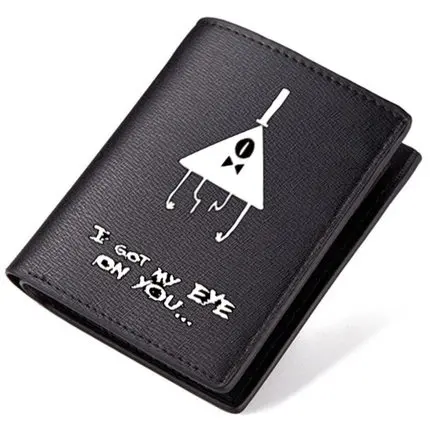 

Fashion Gravity Falls Wallets Short style Luminous PU Leather Cartoon Anime Student holders