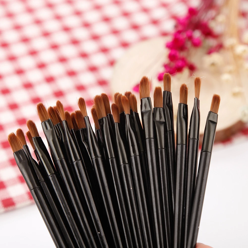 

50Pcs Makeup eyebrow Eyelash Cosmetic Beauty Tool Disposable Lip Brush Gloss Wands Applicator Makeup Tool Free Shipping
