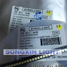 50 шт. EVERLIGHT светодиодный подсветка 1-2W 3030 6V холодный белый 125-150LM ЖК-подсветка для ТВ-приложения 62-123TUN2C/F110140N57SBF-T